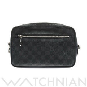 Louis Vuitton Pochette Kasai Black Graphite Black Shoulder Bag